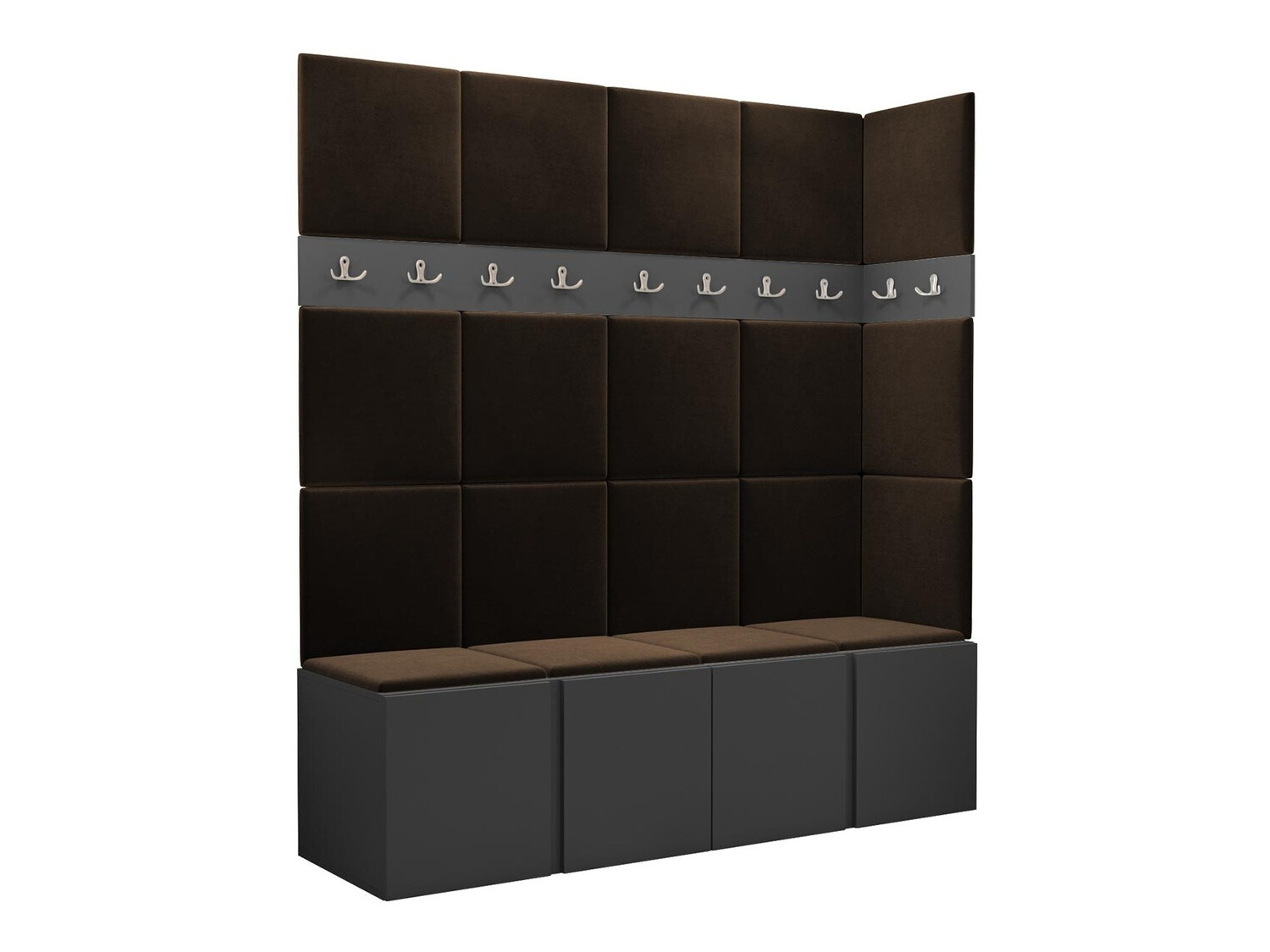 Priekšnama komplekts Hartford 265 (Grafīts)