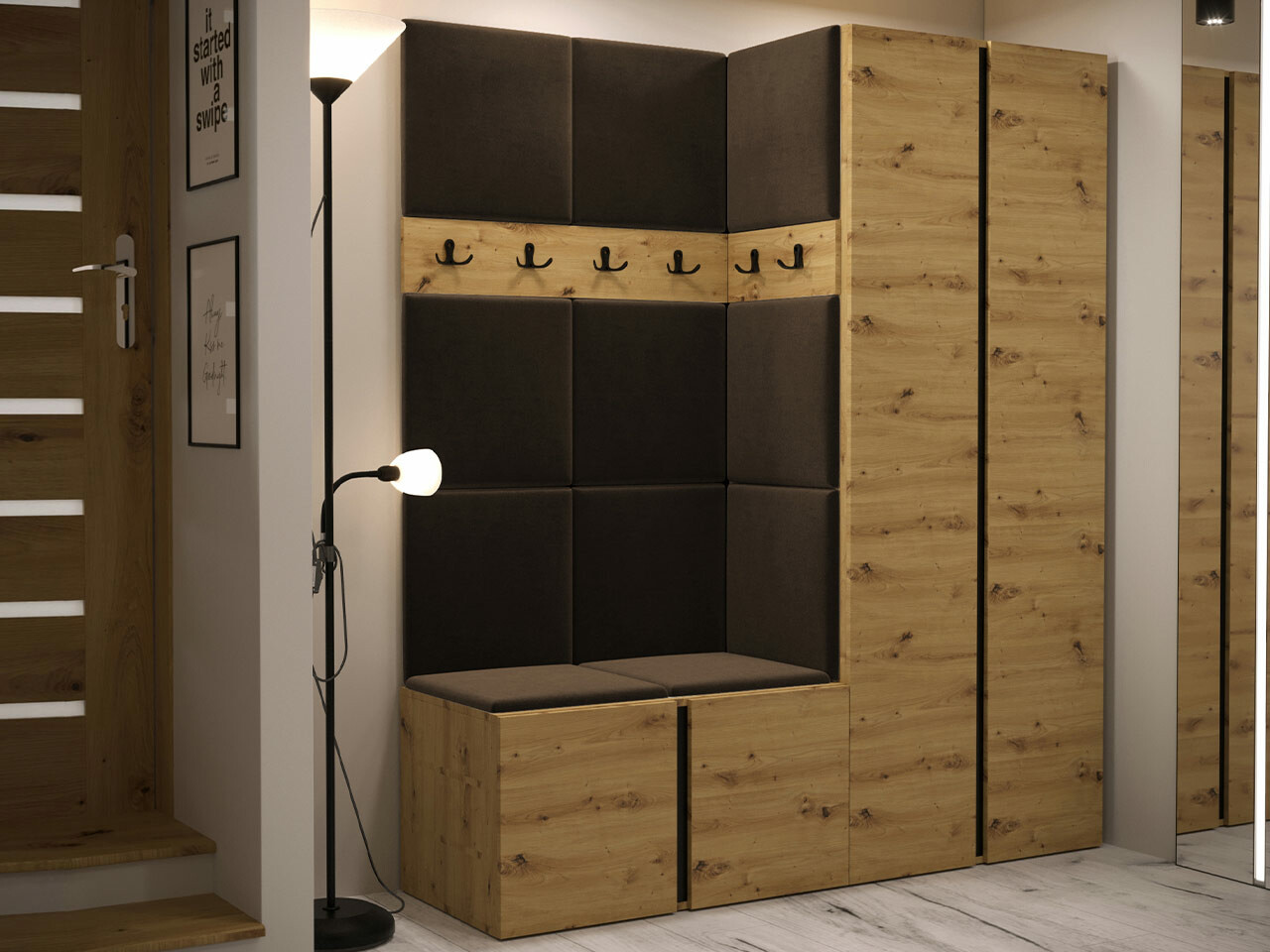 Priekšnama komplekts Hartford 266 (Artisan ozols)