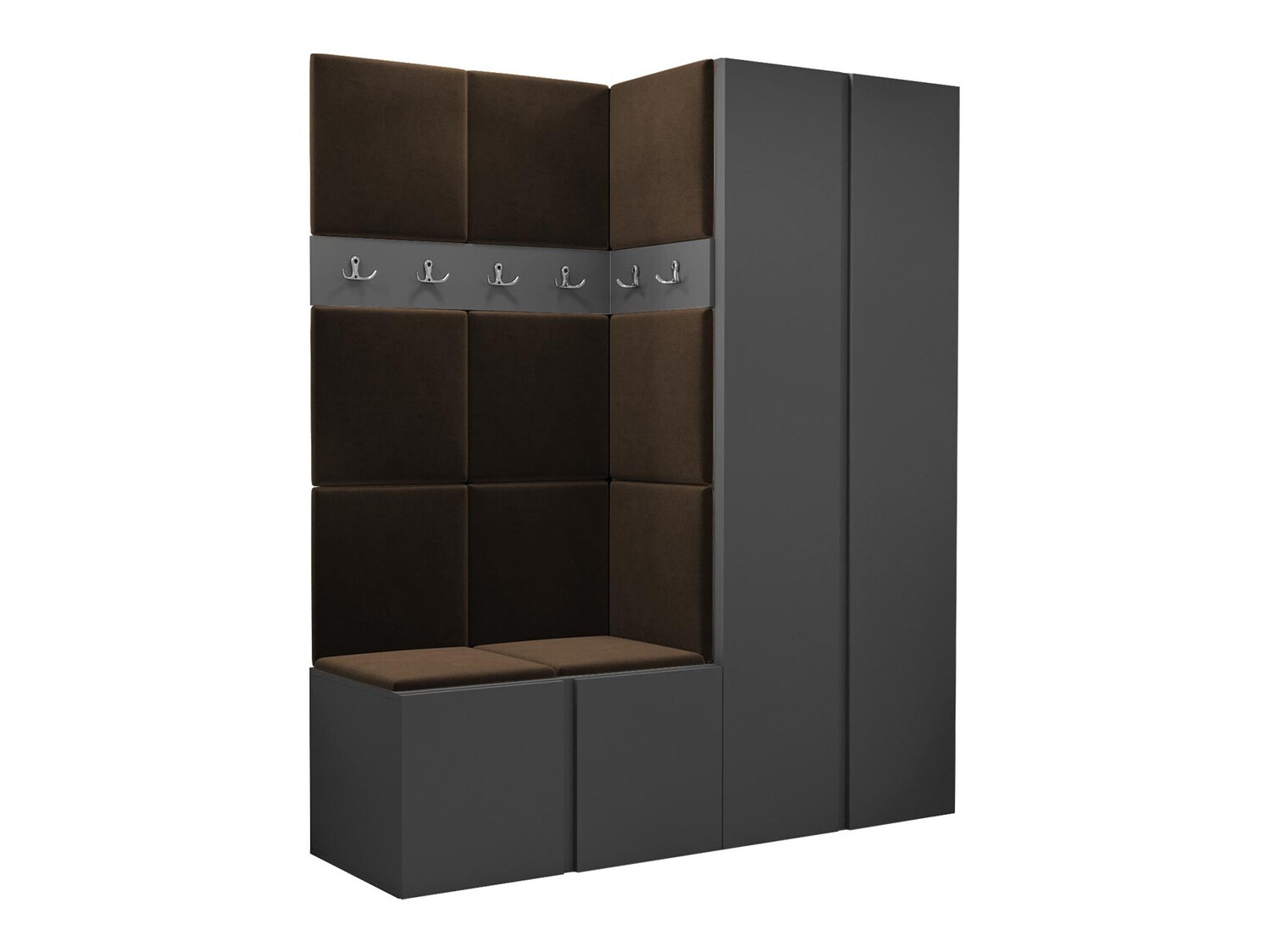 Priekšnama komplekts Hartford 266 (Grafīts)