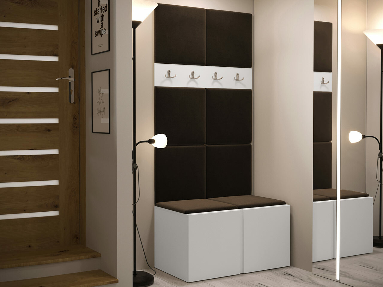 Priekšnama komplekts Hartford 267 (Balts)