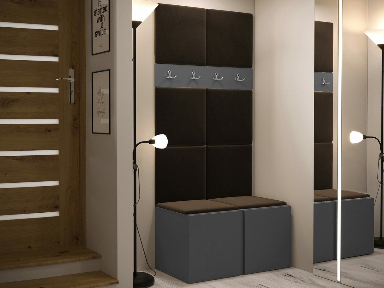 Прихожая Hartford 267 (Графит)