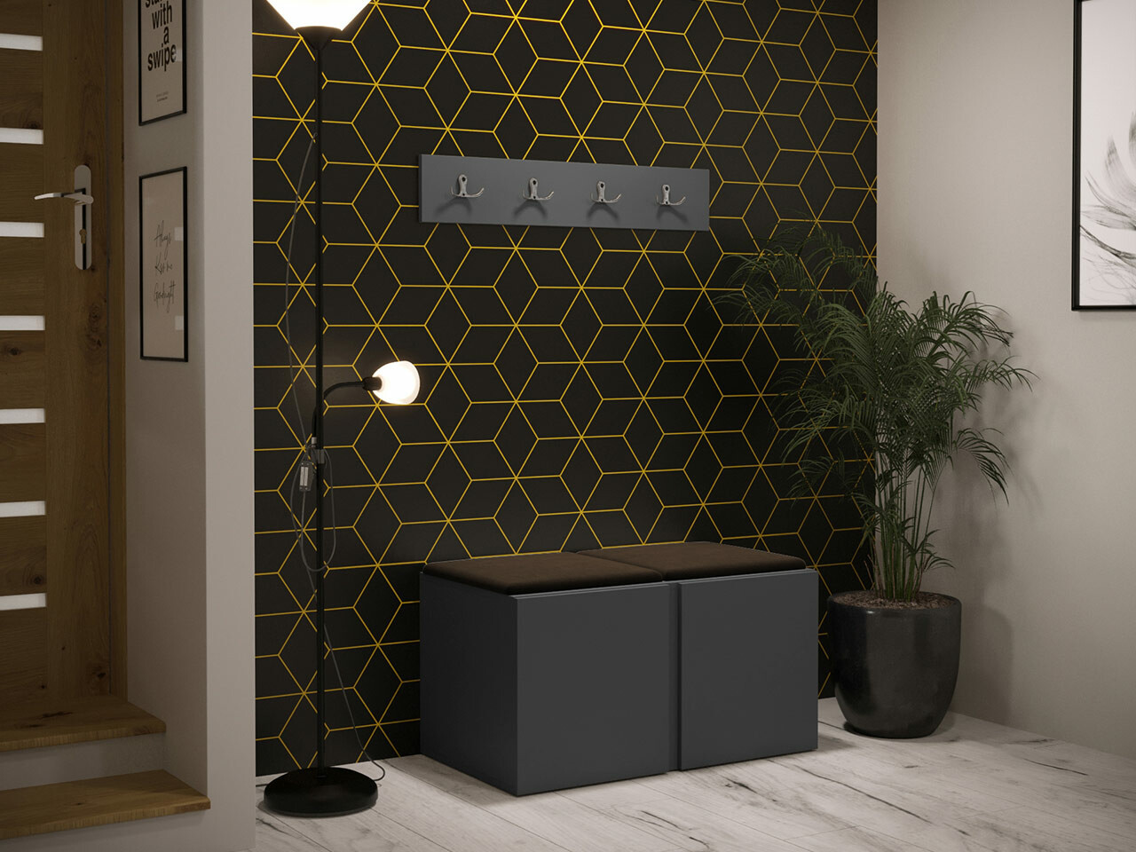 Прихожая Hartford 275 (Графит)