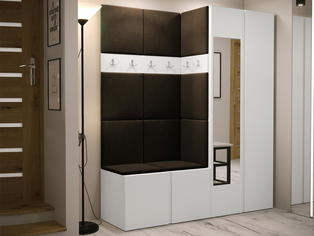 Priekšnama komplekts Hartford 278 (Balts)