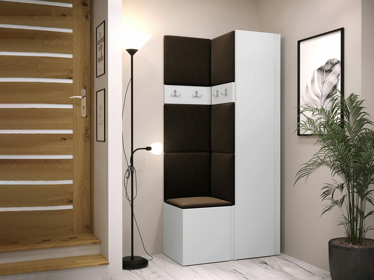 Priekšnama komplekts Hartford 348 (Balts)