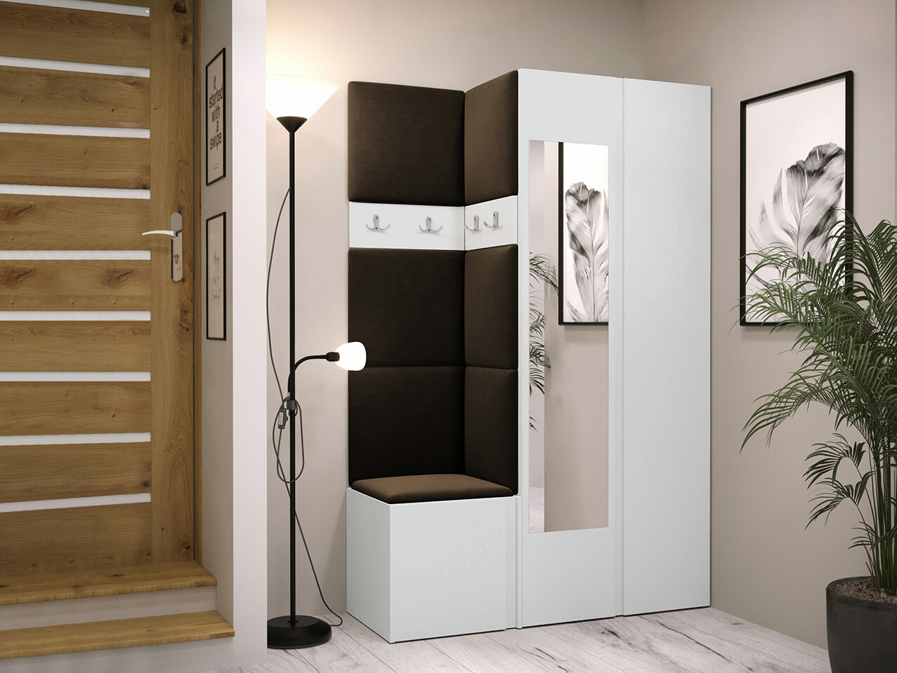 Priekšnama komplekts Hartford 350 (Balts)