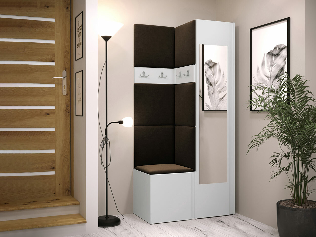 Priekšnama komplekts Hartford 354 (Balts)