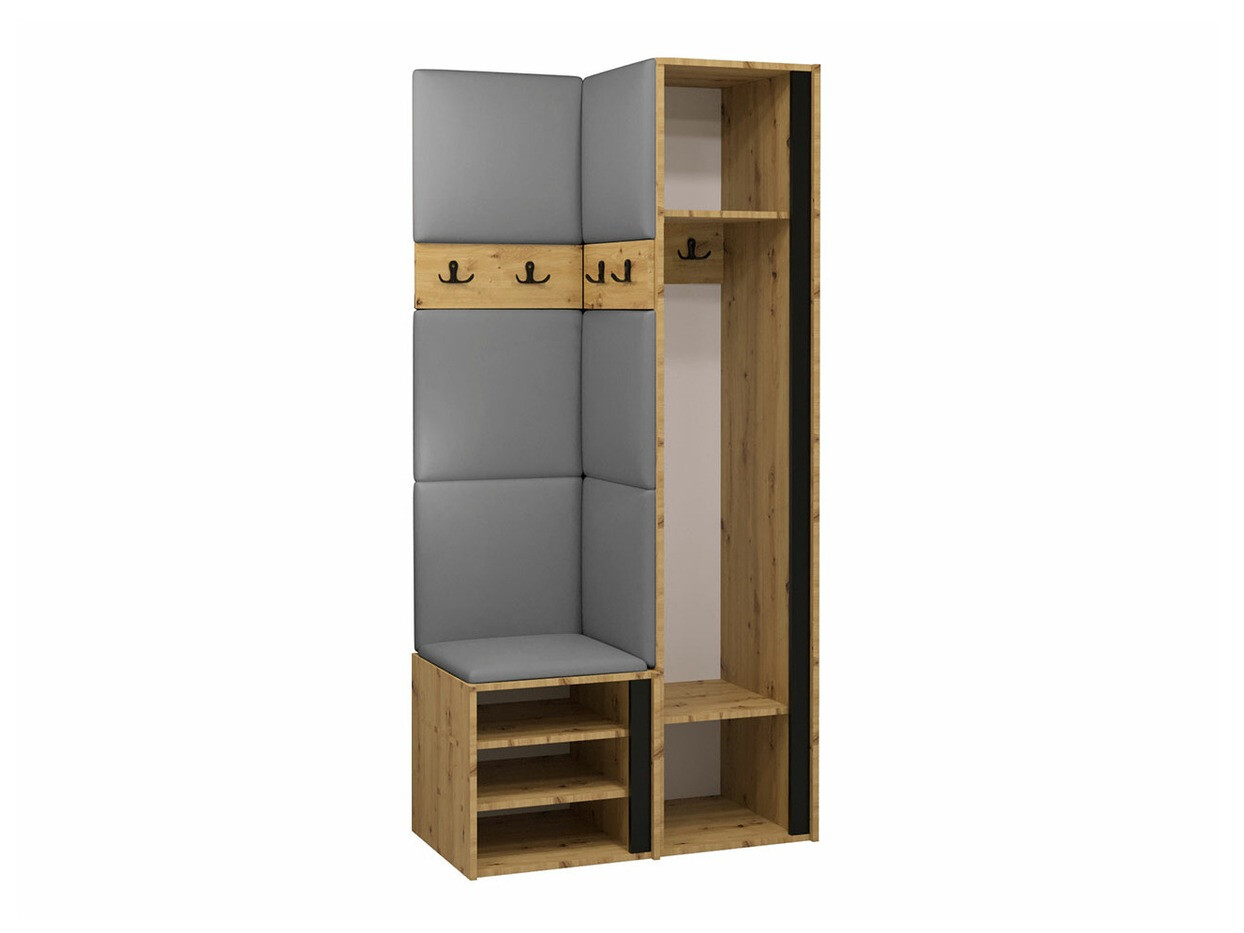 Прихожая Hartford 348 (Artisan дуб + Чёрный)