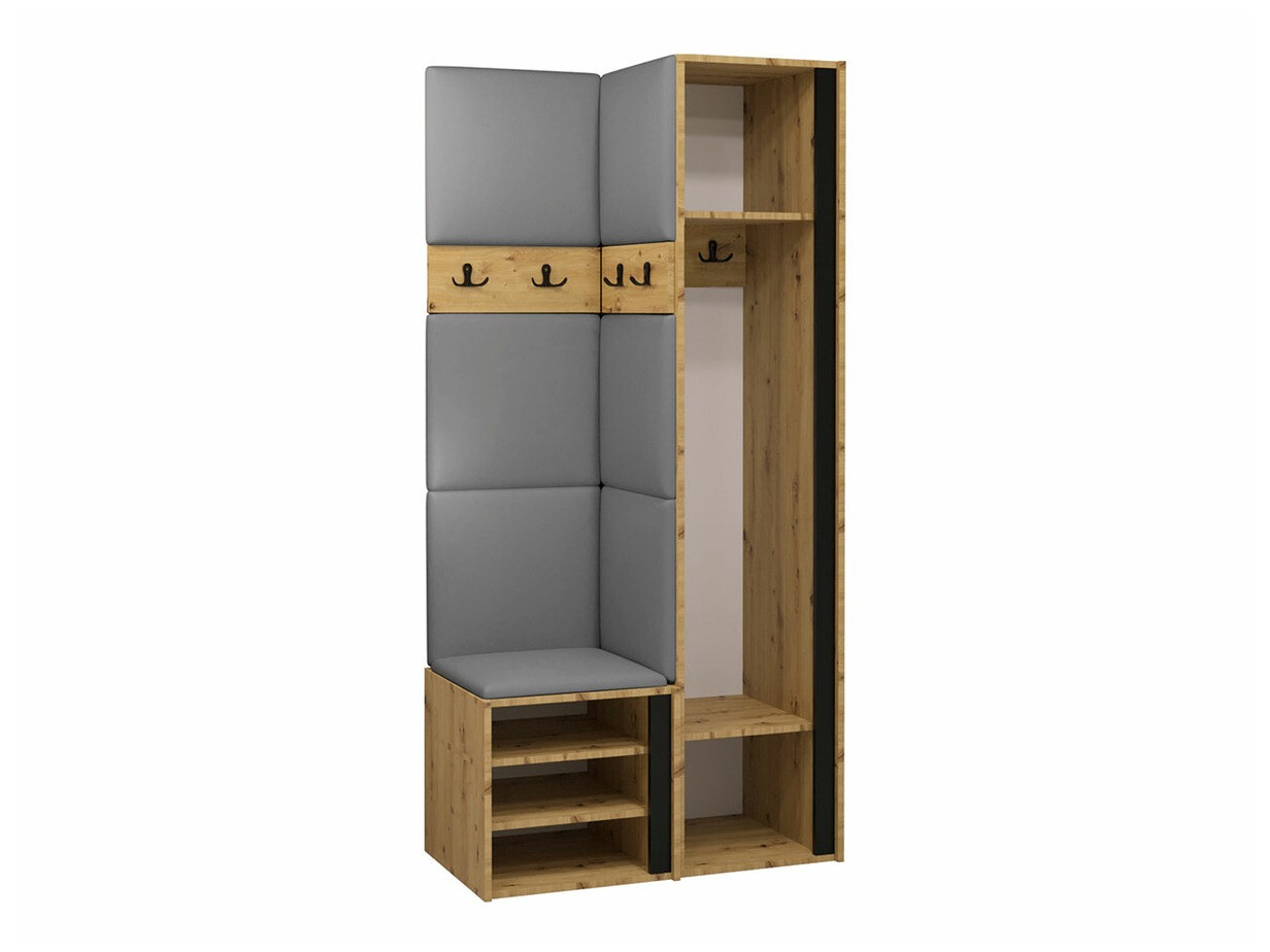 Прихожая Hartford 354 (Artisan дуб + Чёрный)