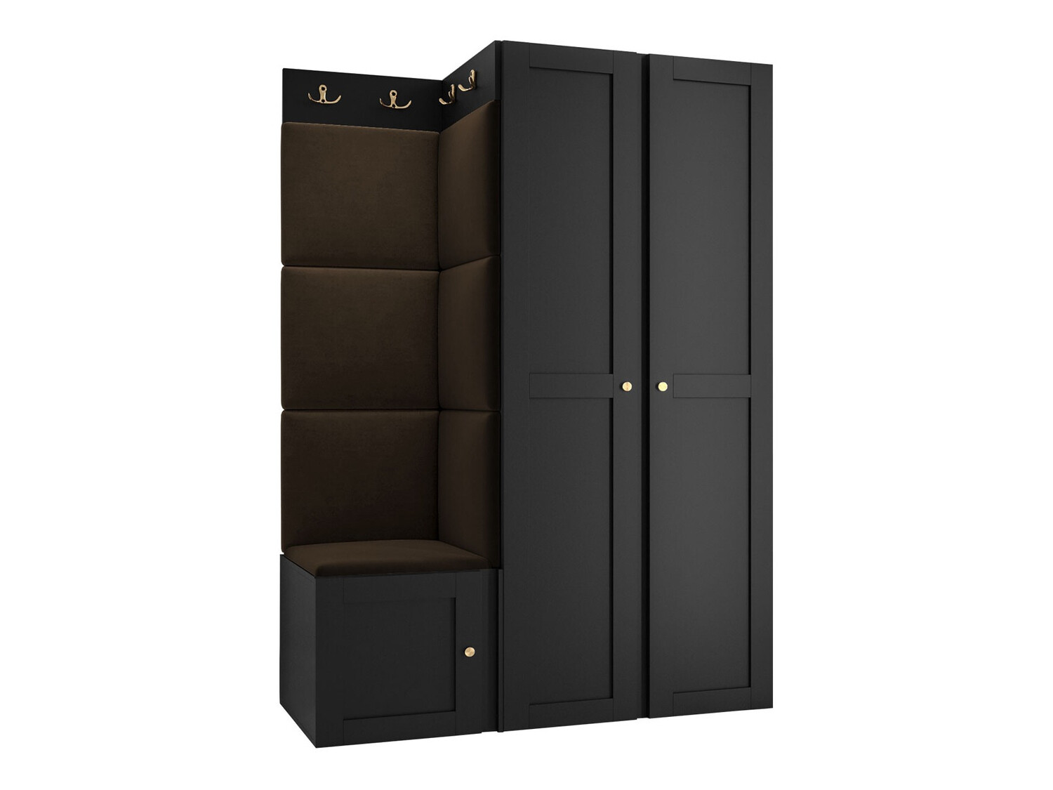 Priekšnama komplekts Hartford 379 (Melns)