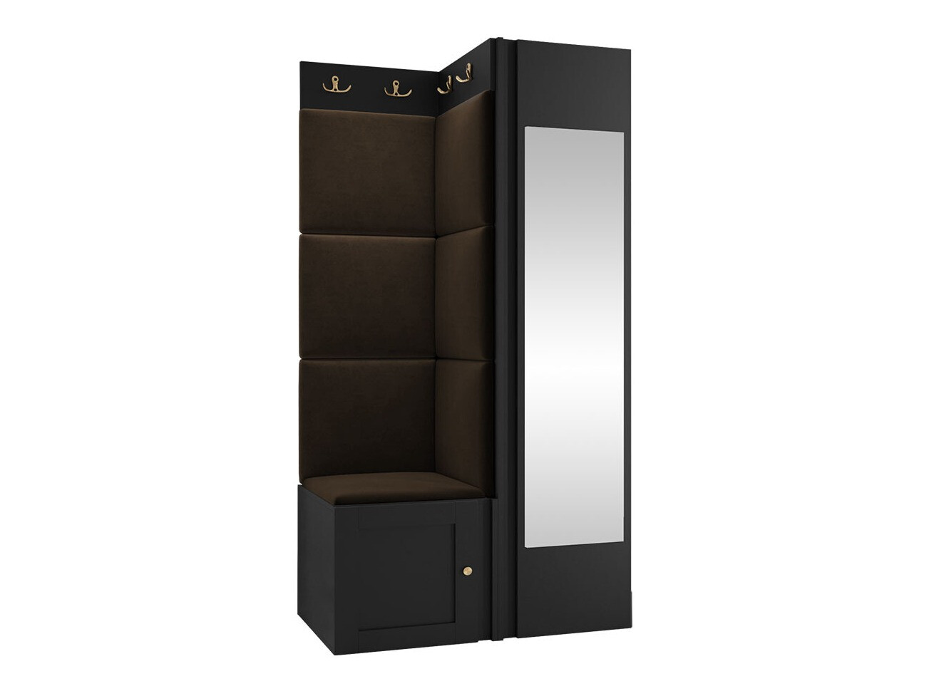 Priekšnama komplekts Hartford 382 (Melns)