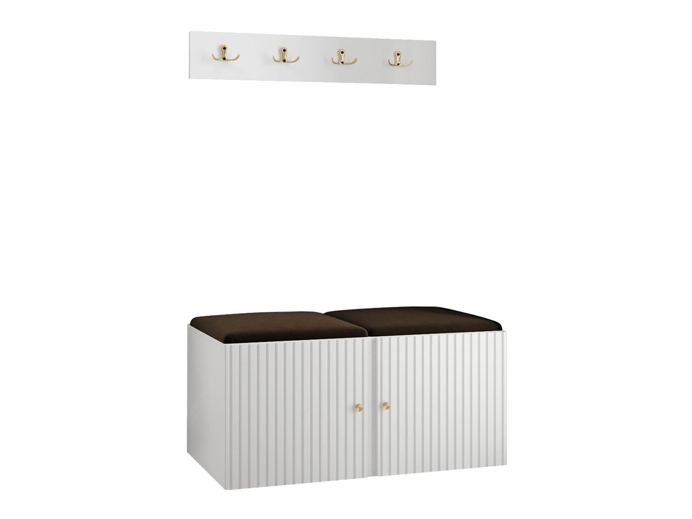 Priekšnama komplekts Hartford 384 (Balts)