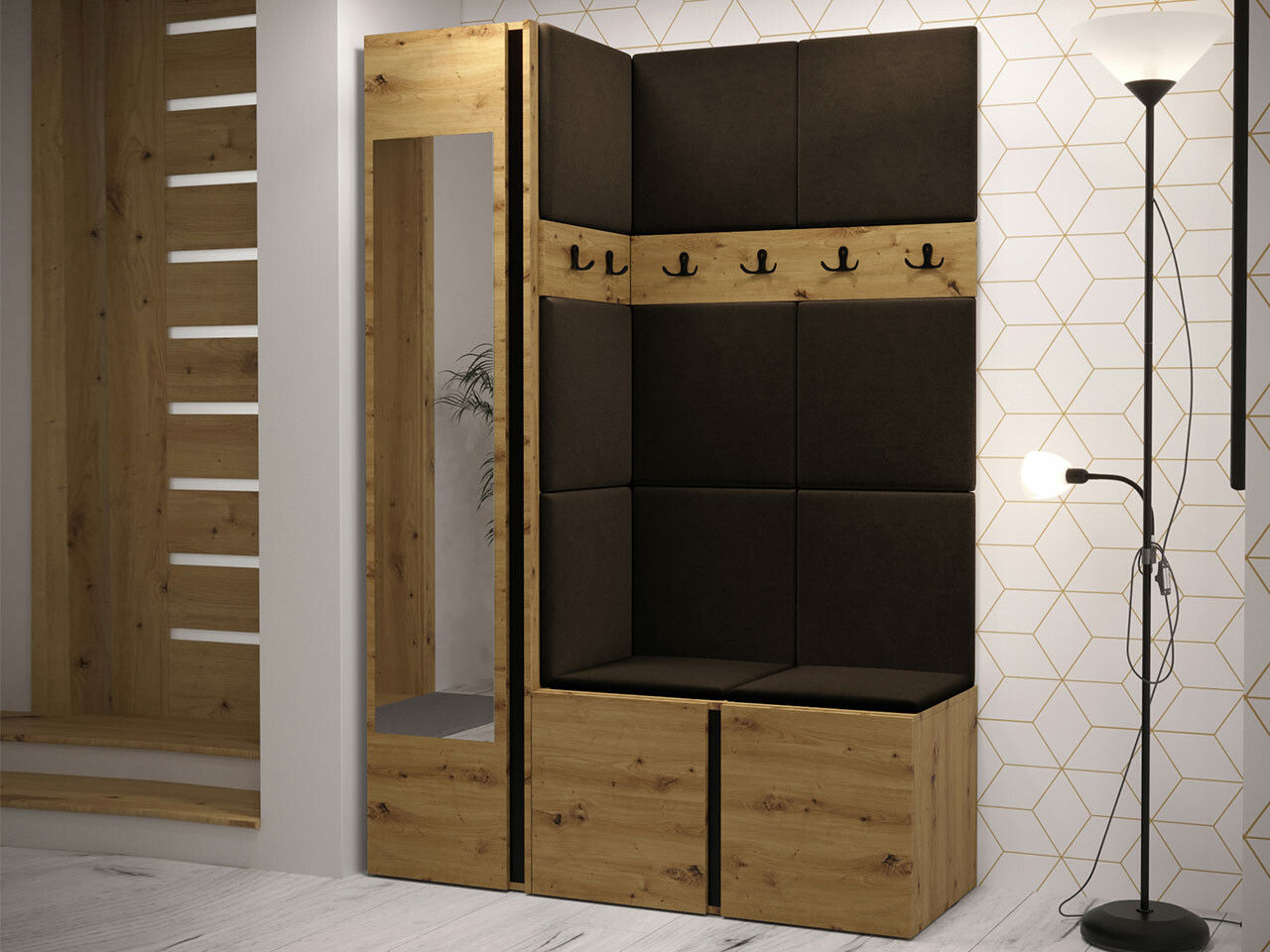 Прихожая Hartford 277 (Artisan дуб)