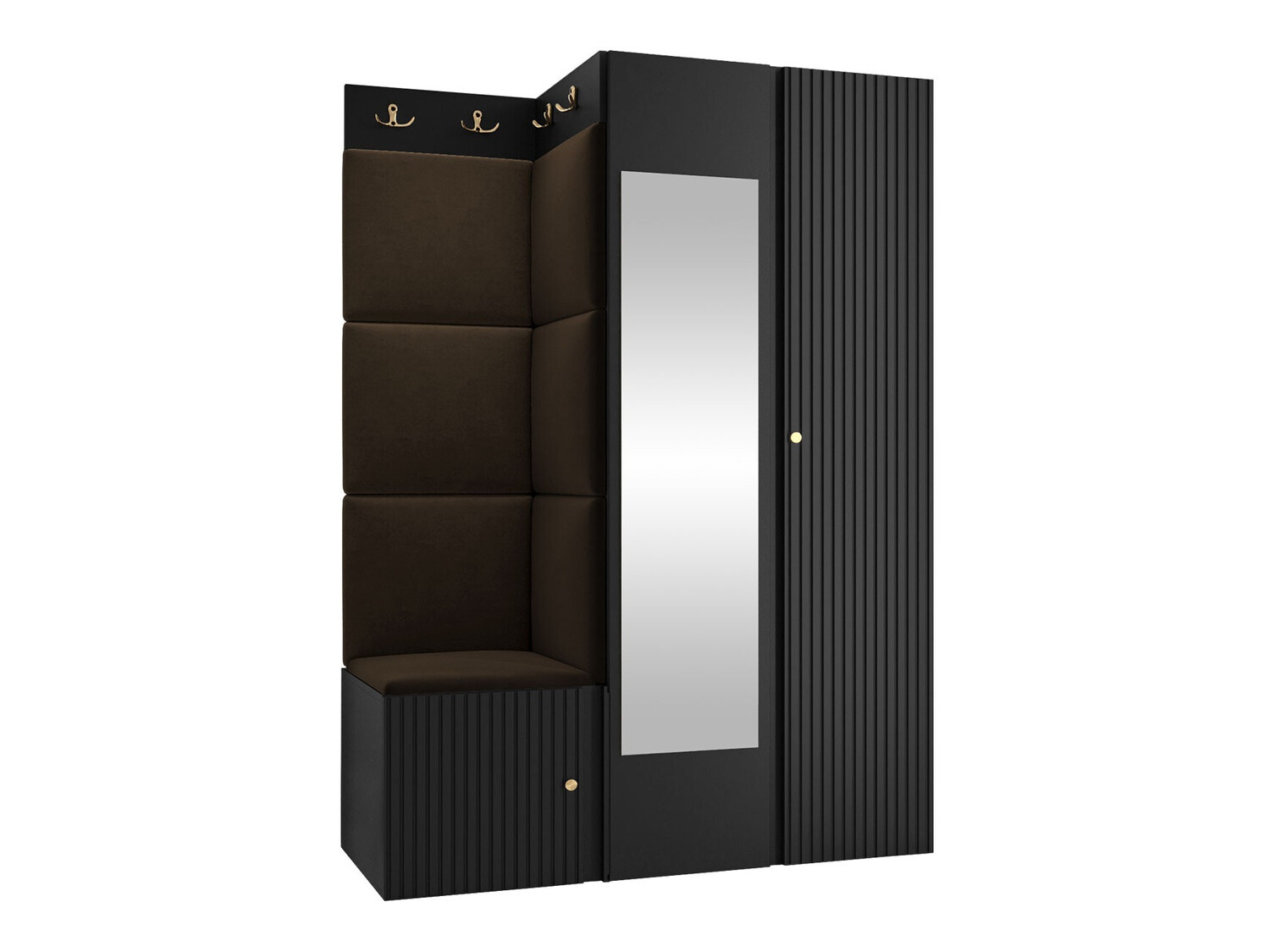 Priekšnama komplekts Hartford 388 (Melns)