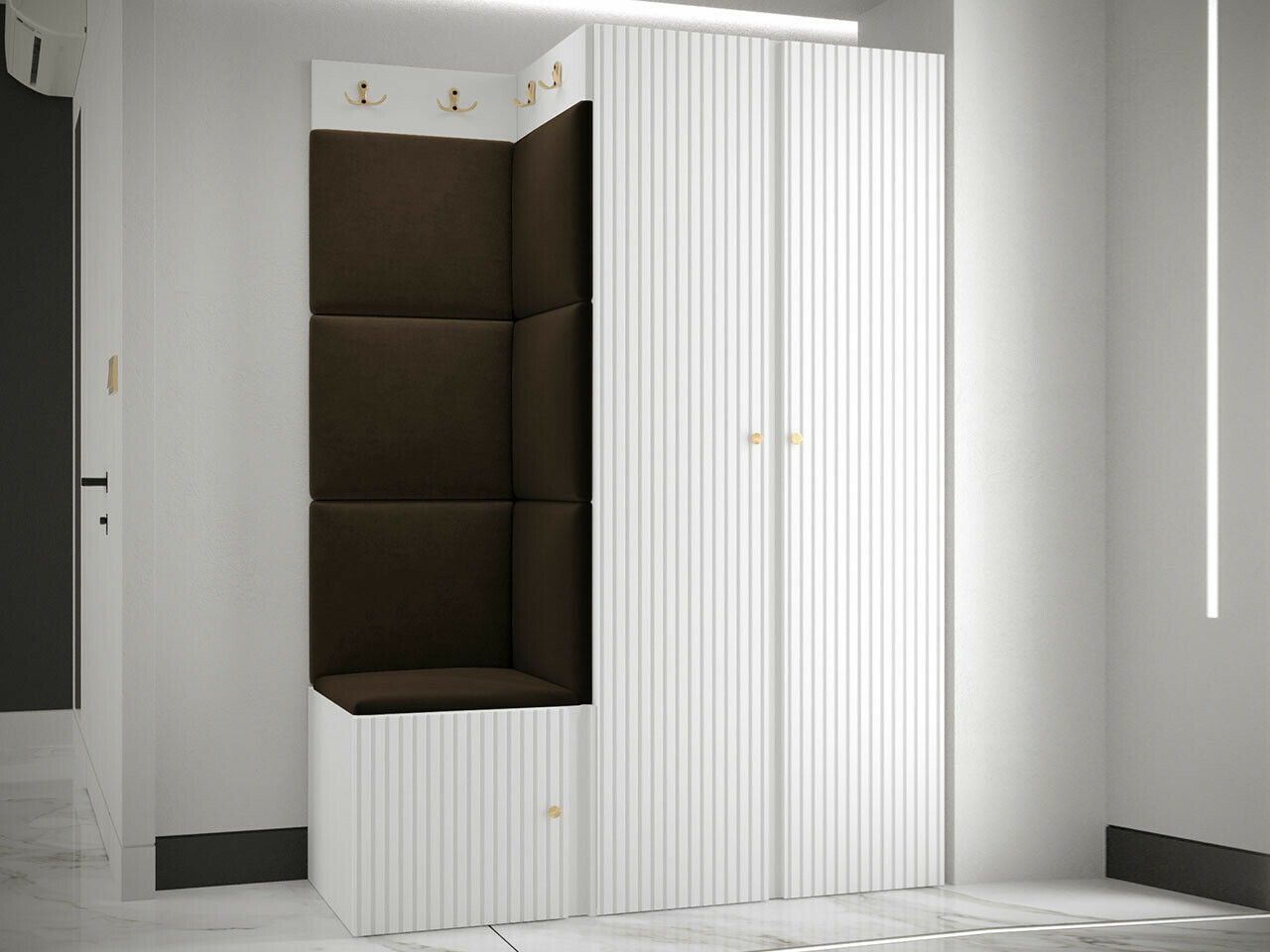 Прихожая Hartford 387 (Белый)