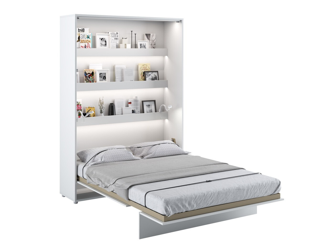 Sienas gulta Concept Pro Lenart (Balts + Glancēts balts)