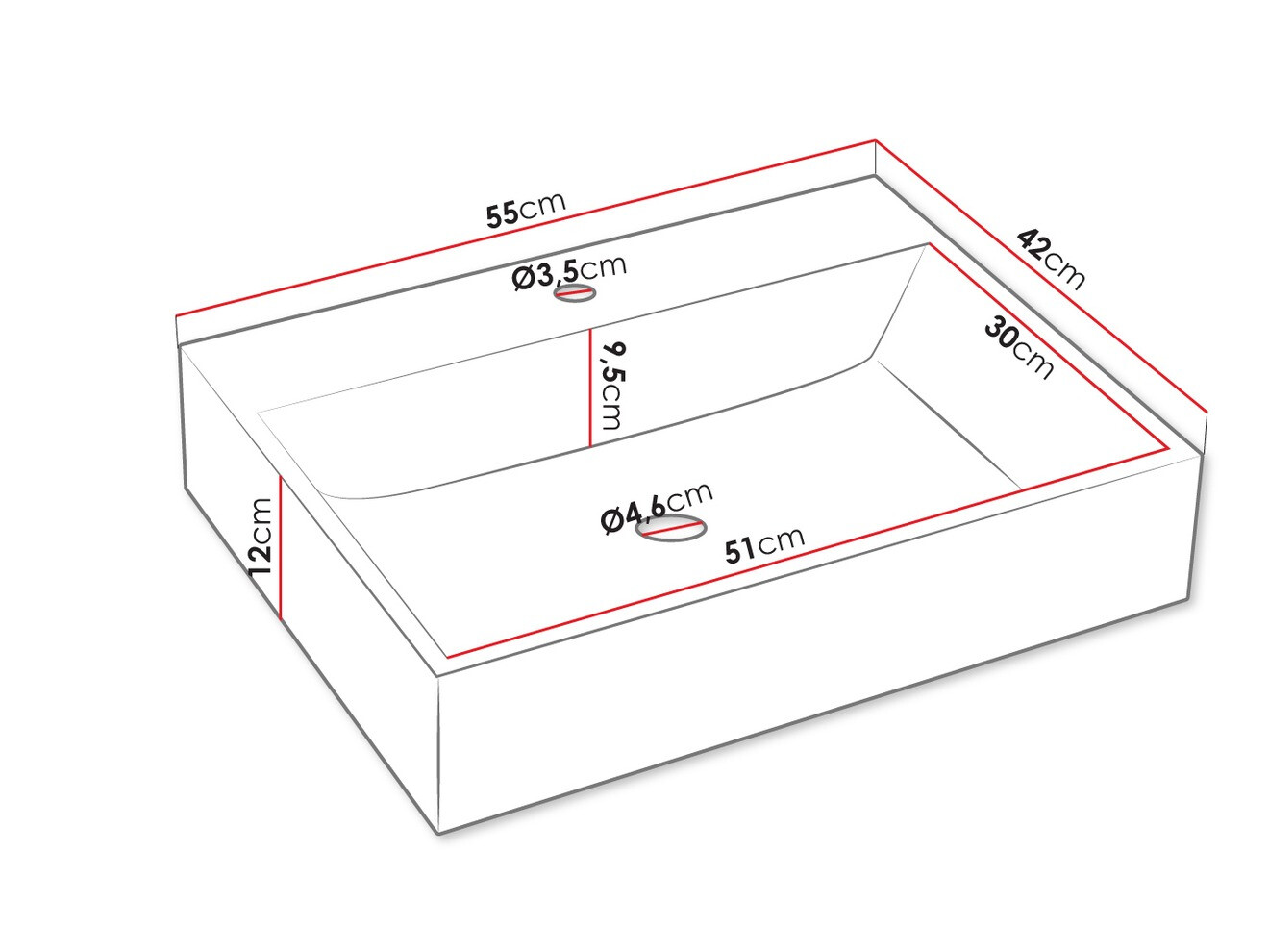 Vannas komplekts Orlvera 105 (Pelēks)