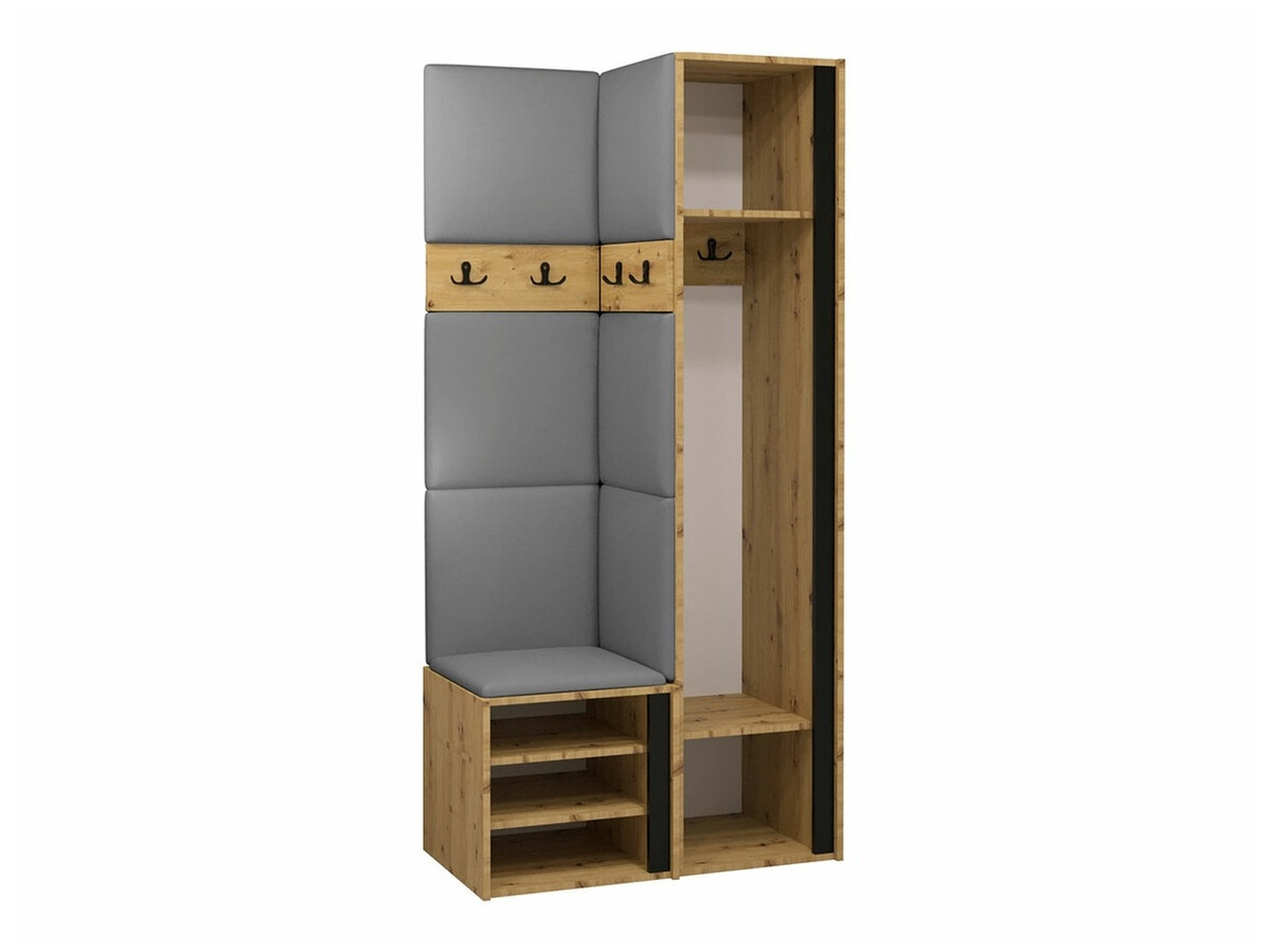 Priekšnama komplekts Hartford 354 (Artisan ozols + Melns)