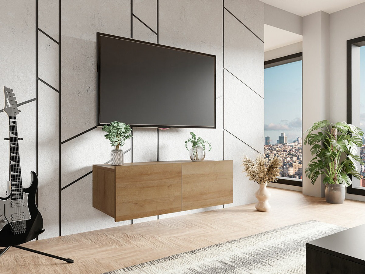 TV galds Tivdalu 104 (Zeltains ozols)