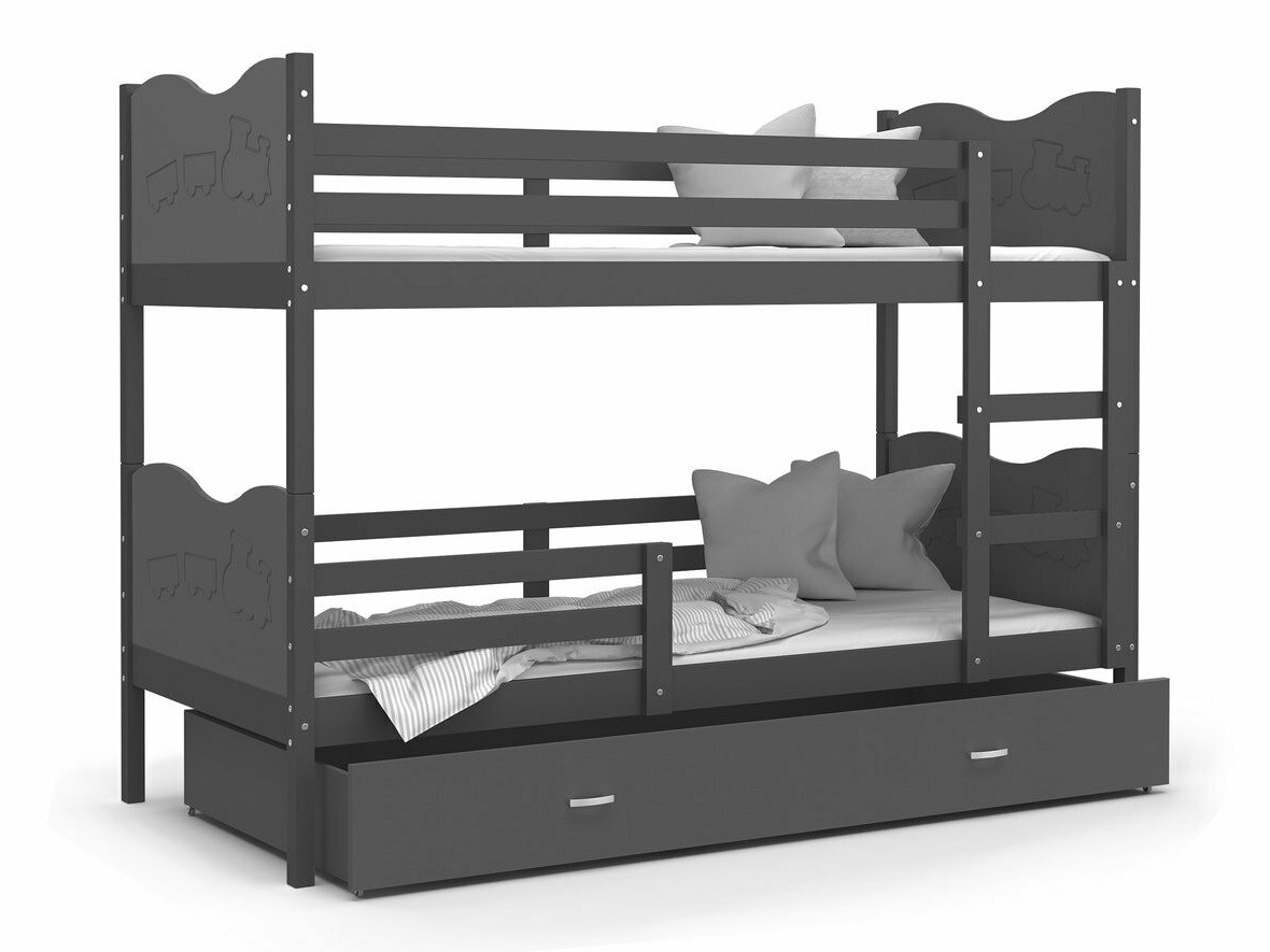 Двухъярусная кровать Aurora 110 (Серый)