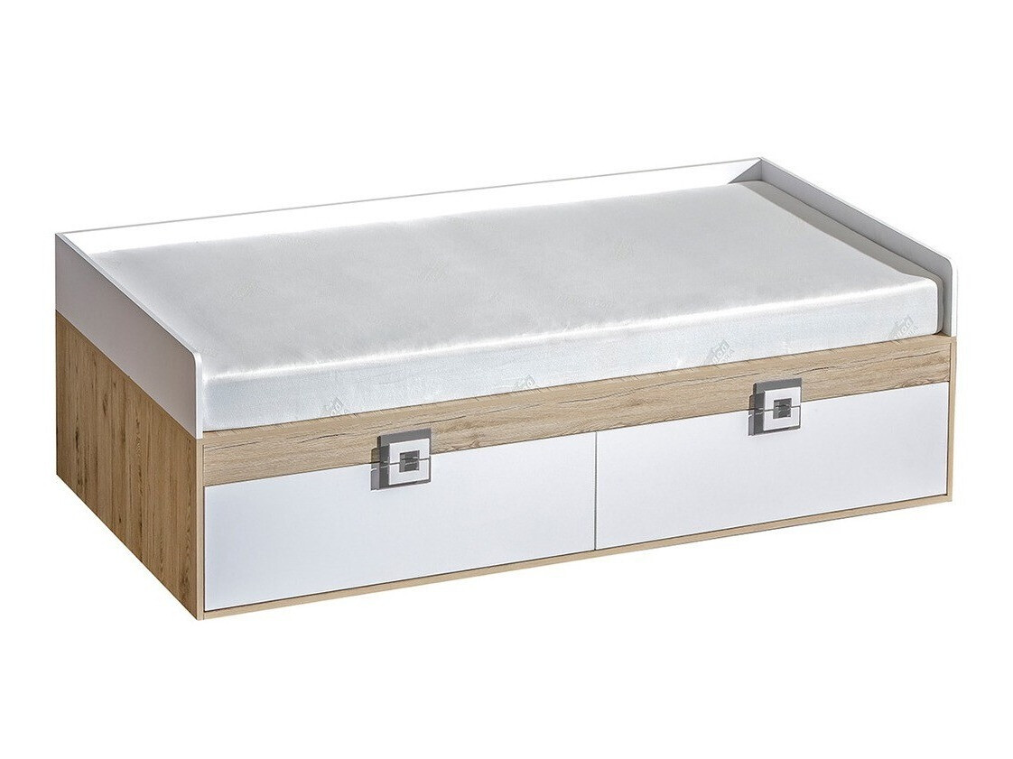 Gulta Balvire 113 (Gaišs ozols + Balts + Pelēks)