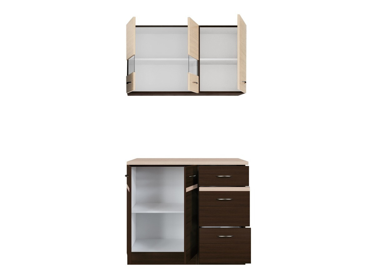 Модульный кухонный гарнитур Eli Dark 118