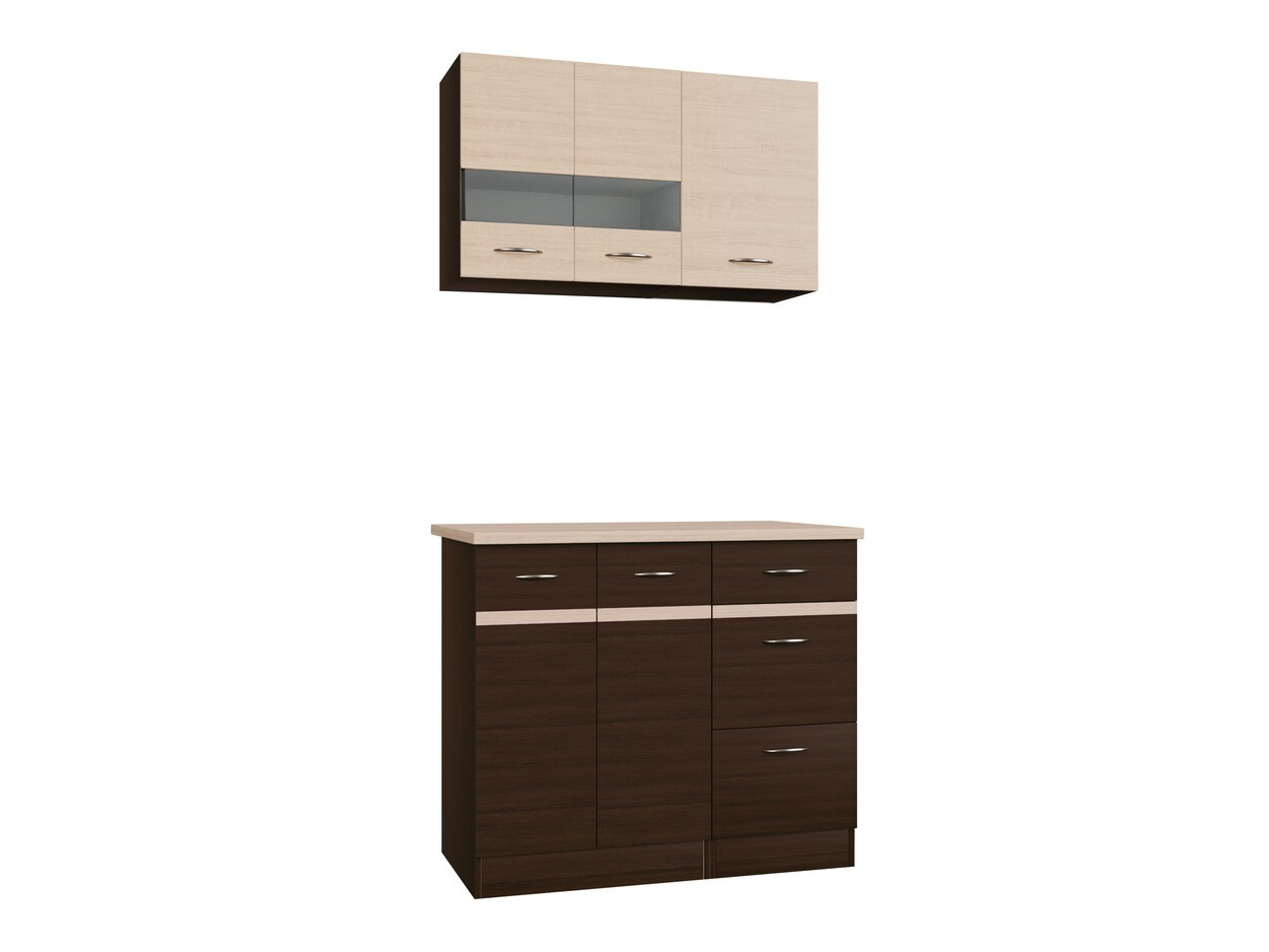 Модульный кухонный гарнитур Eli Dark 118