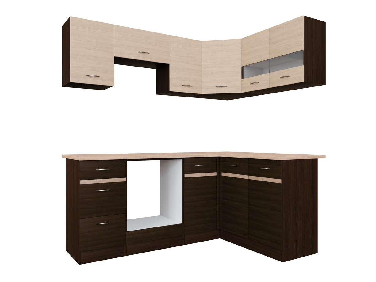 Moduļu virtuves komplekts Eli Dark 115