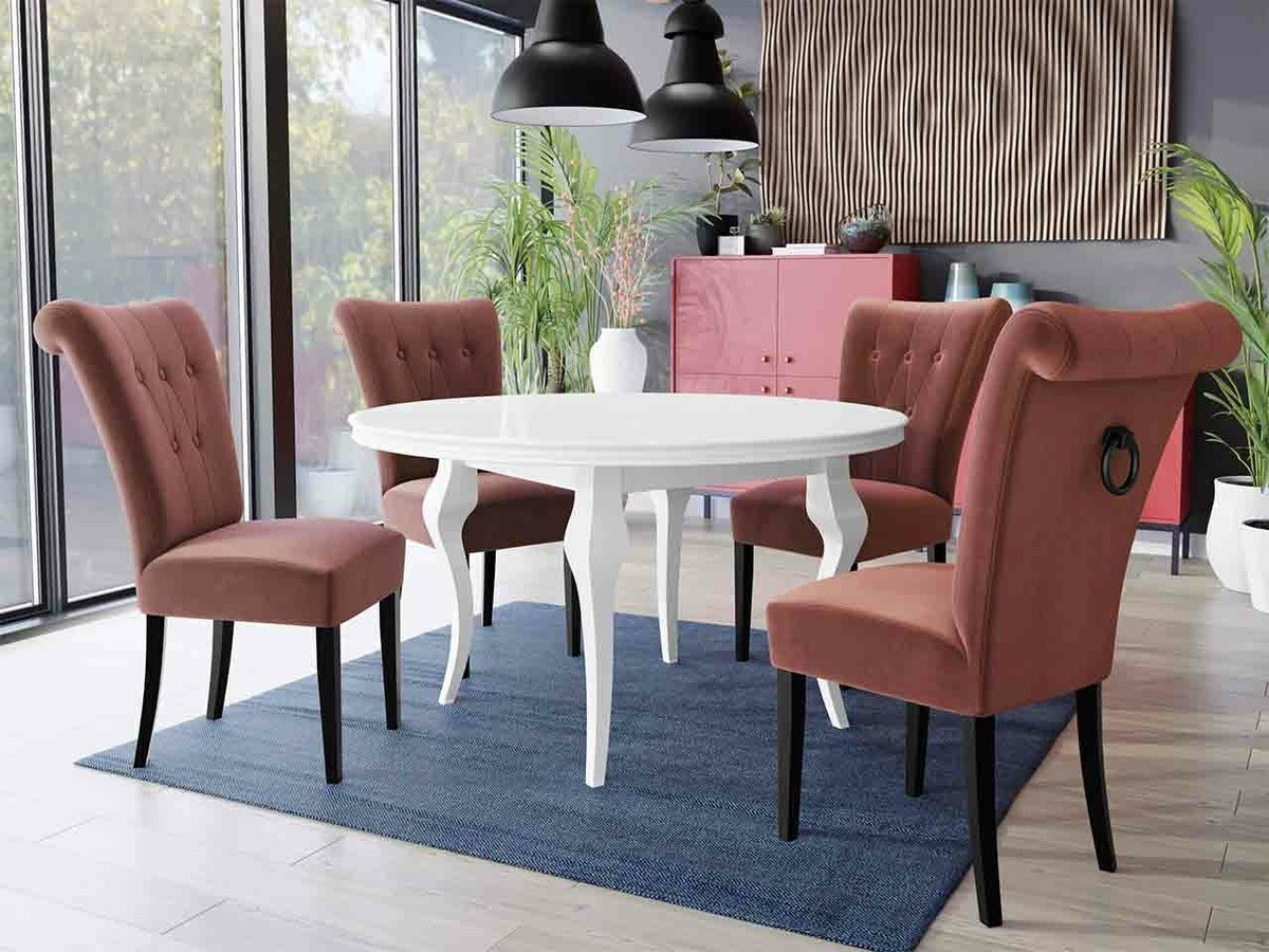 Ēdamistabas komplekts Racine 143 (Melns)