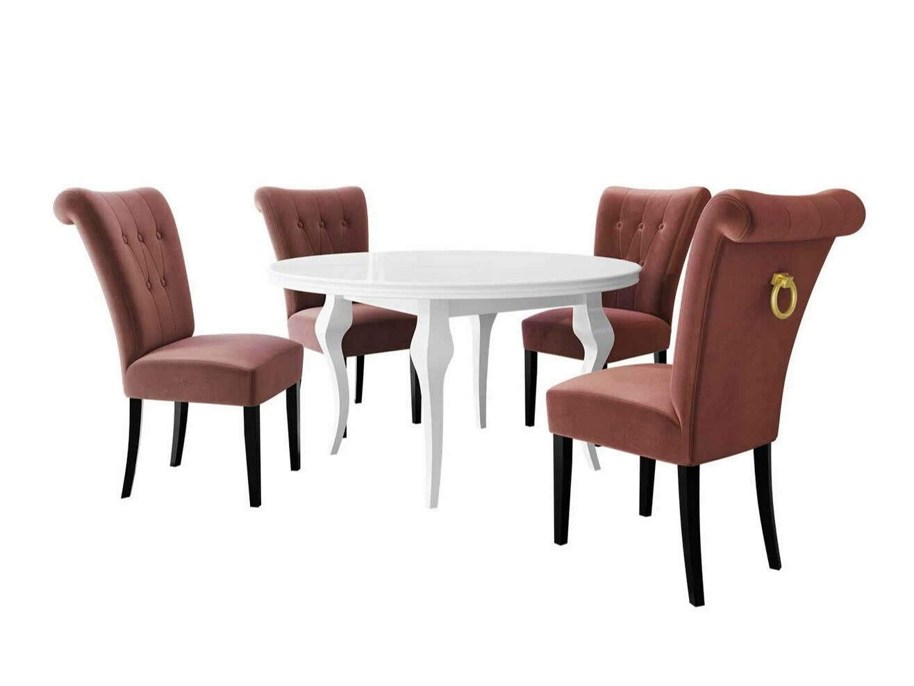 Ēdamistabas komplekts Racine 143 (Zelta)