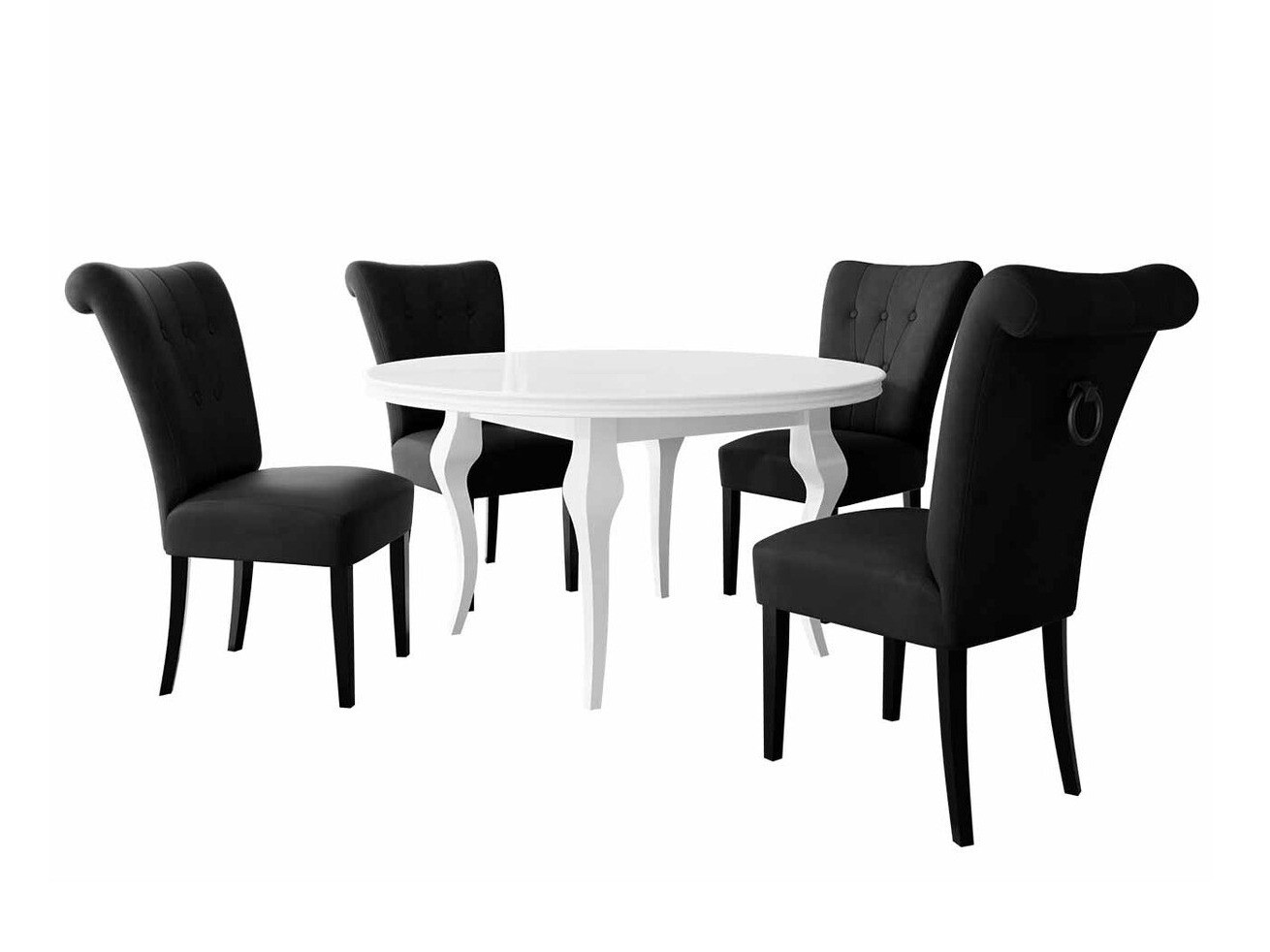 Обеденный гарнитур Racine 143 (Чёрный)