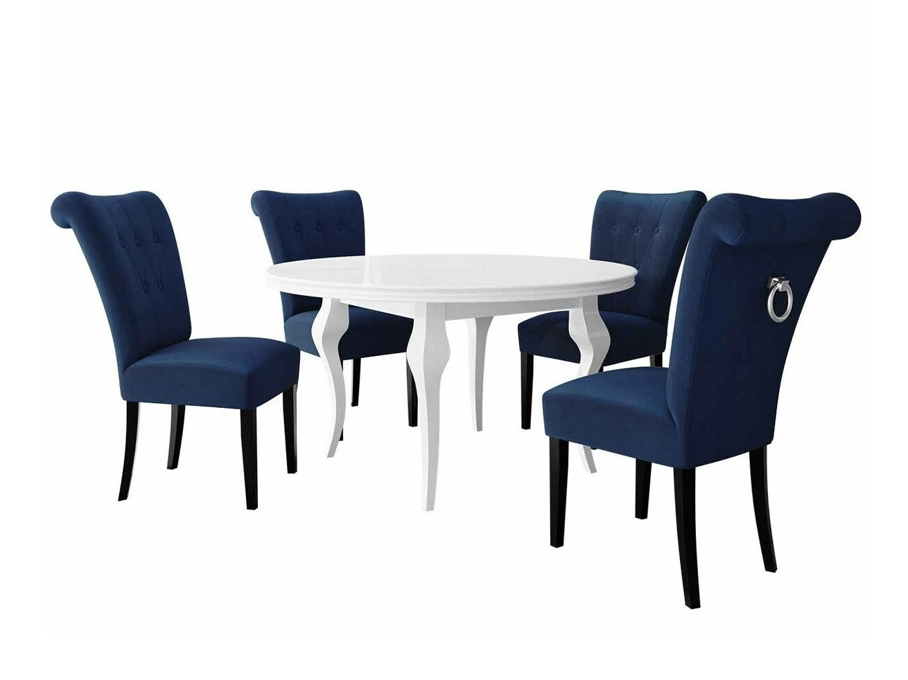 Обеденный гарнитур Racine 143 (Серебряный)