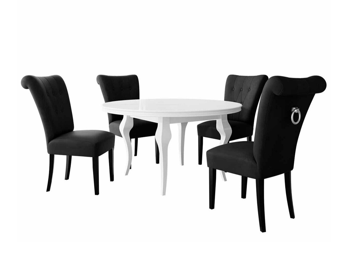 Обеденный гарнитур Racine 143 (Серебряный)