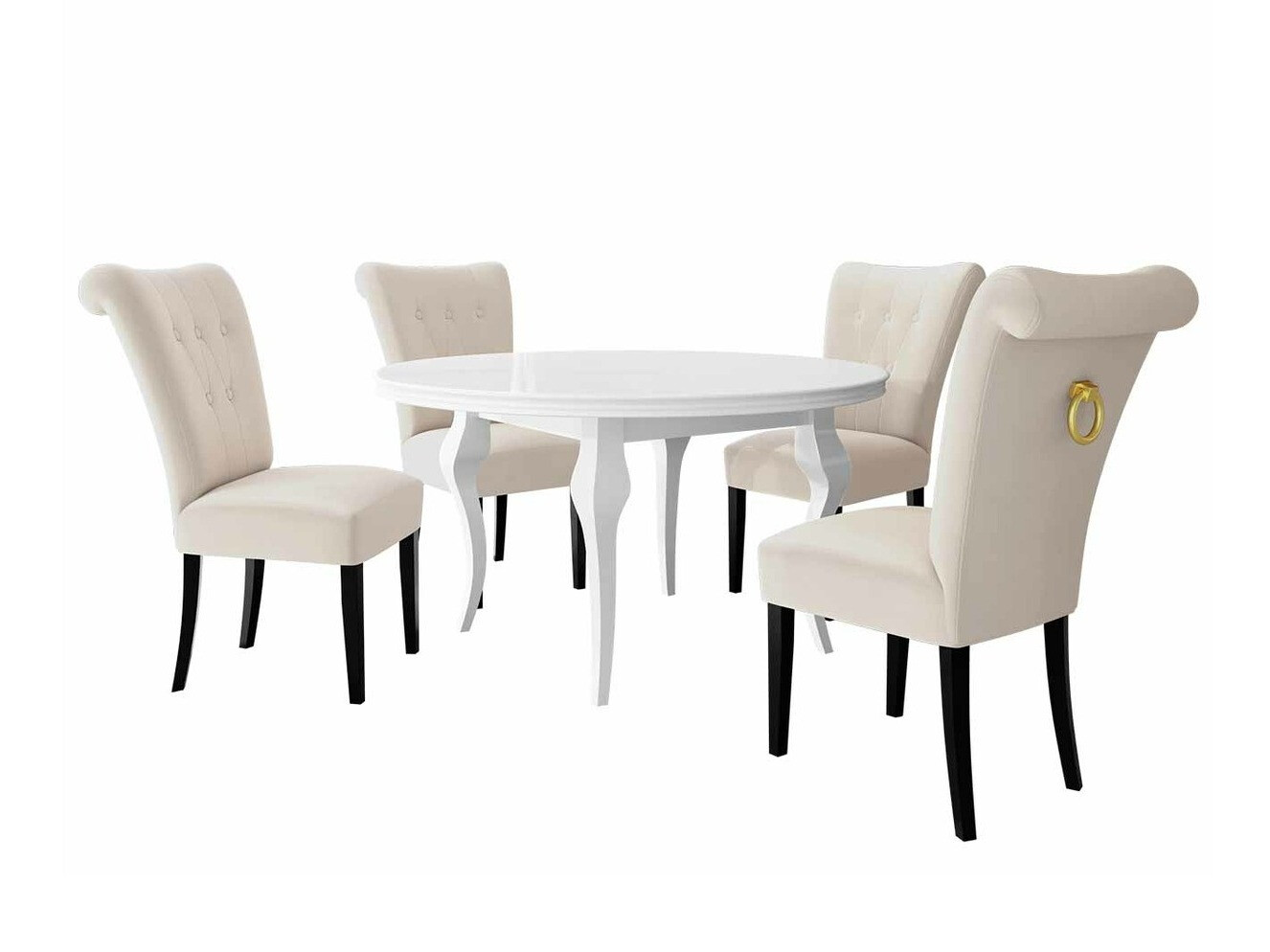 Обеденный гарнитур Racine 143 (Золотой)