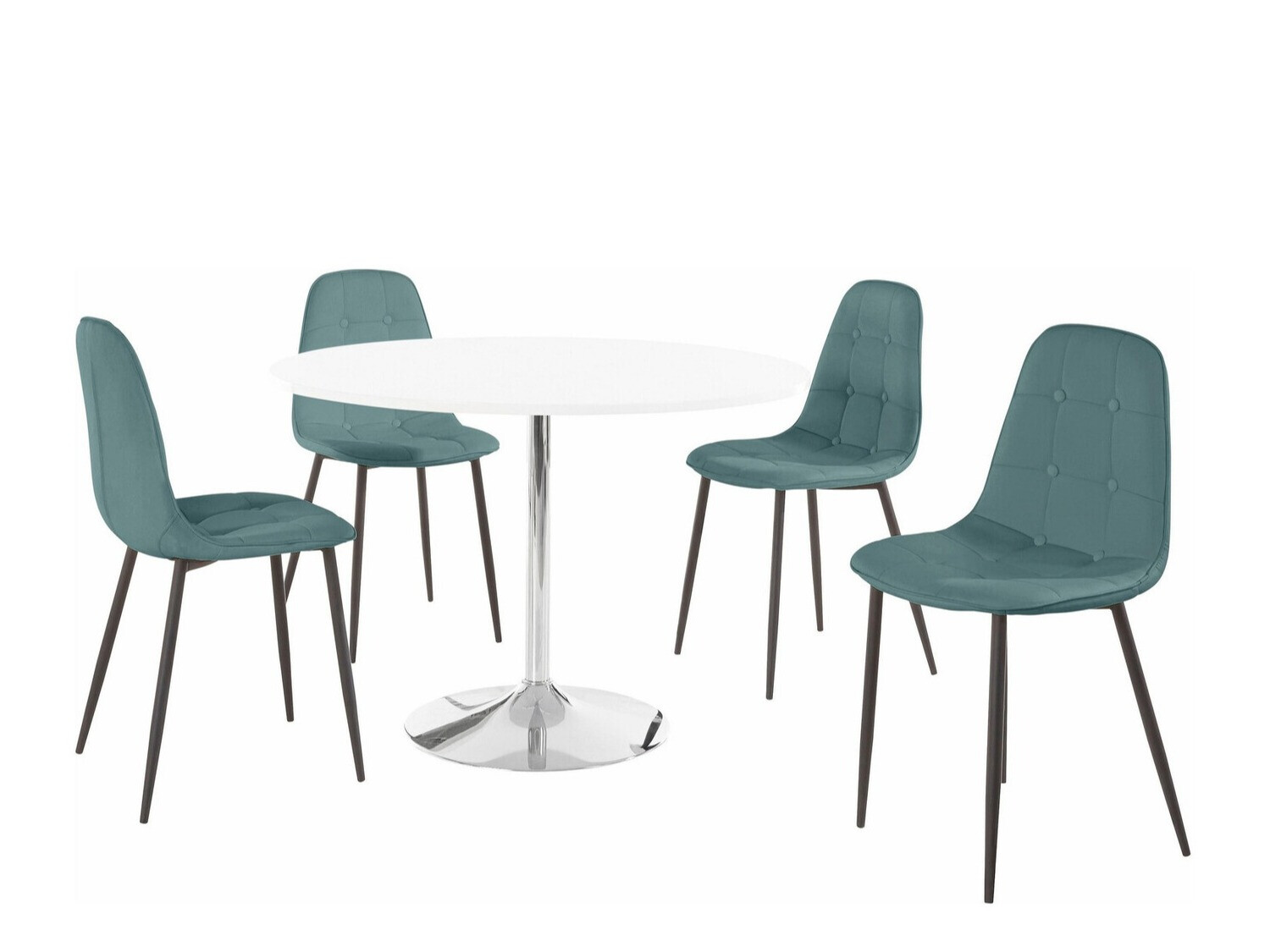 Ēdamistabas komplekts Denton 932 (Zils)