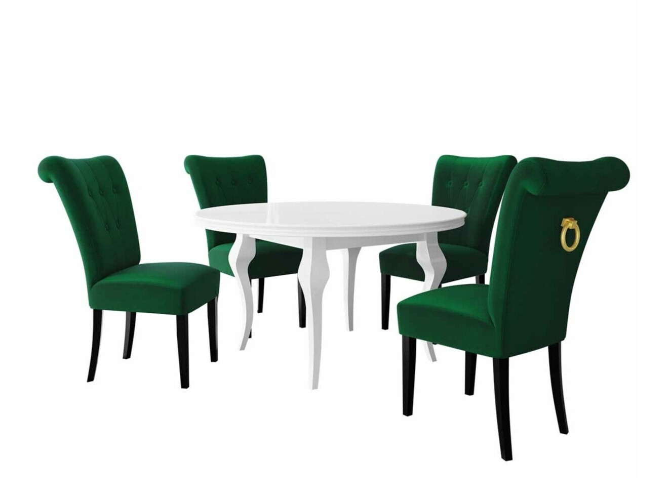 Ēdamistabas komplekts Racine 142 (Zelta)