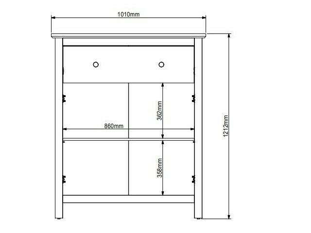 Kомод Sordoro 126 (Графит + Artisan дуб)