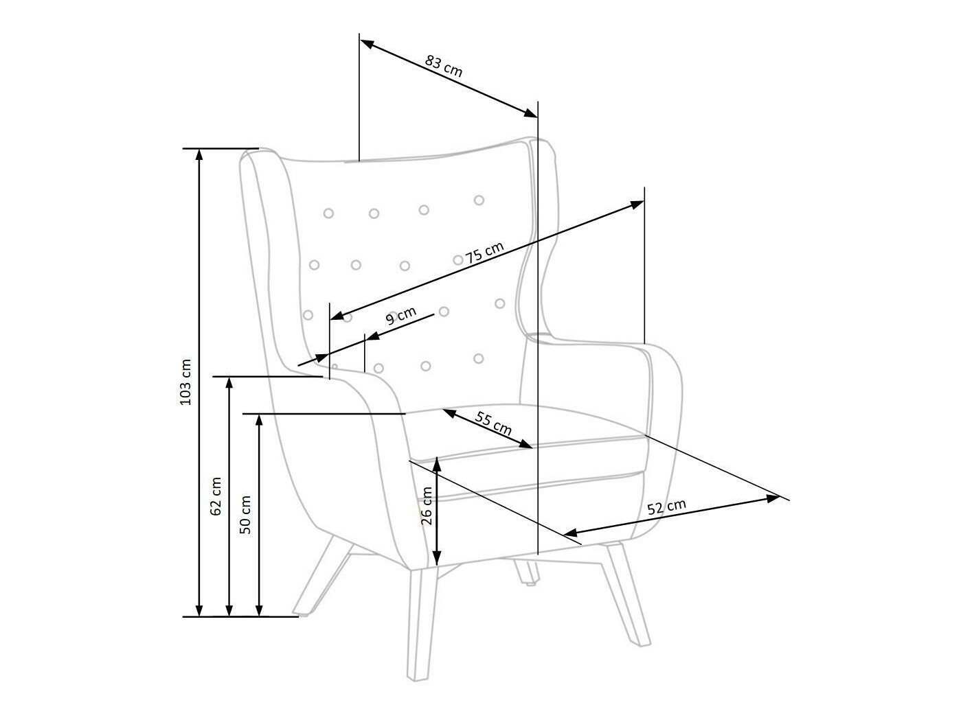Кресло Houston 836 (Темно-зеленый + Чёрный)