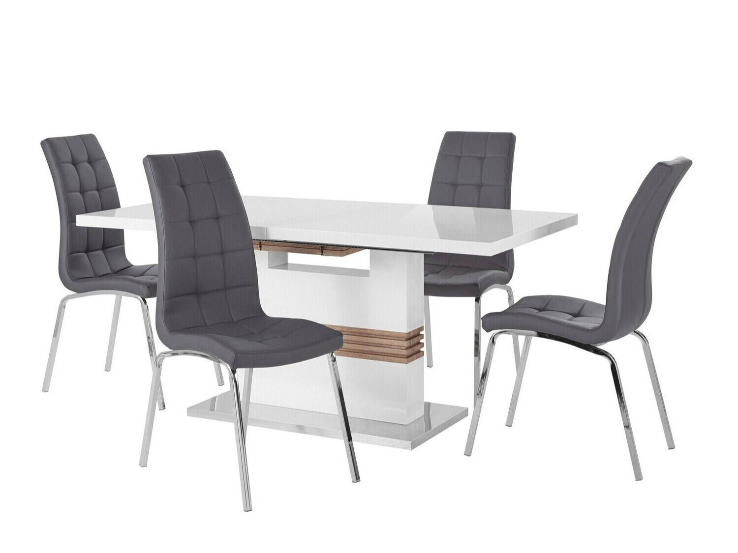 Обеденный гарнитур Denton 1111 (Серый)