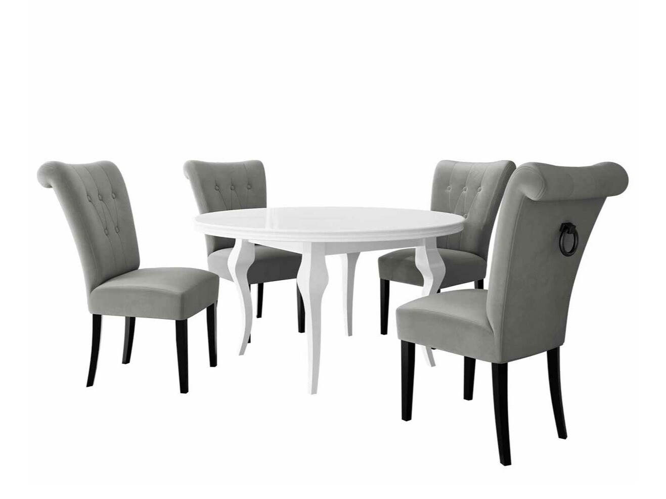 Обеденный гарнитур Racine 142 (Чёрный)