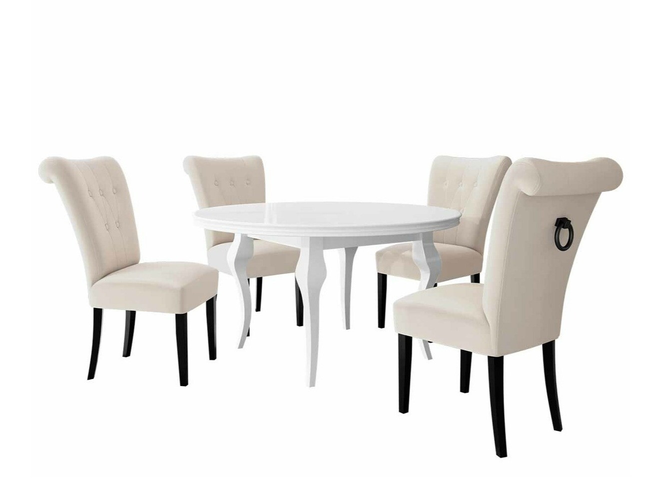 Обеденный гарнитур Racine 142 (Чёрный)