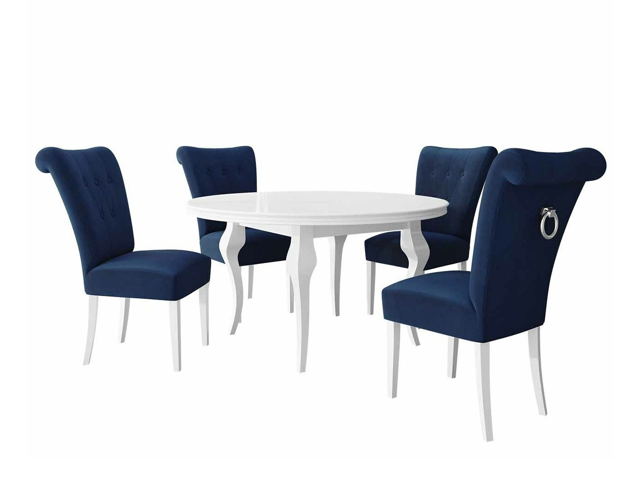 Обеденный гарнитур Racine 142 (Серебряный)