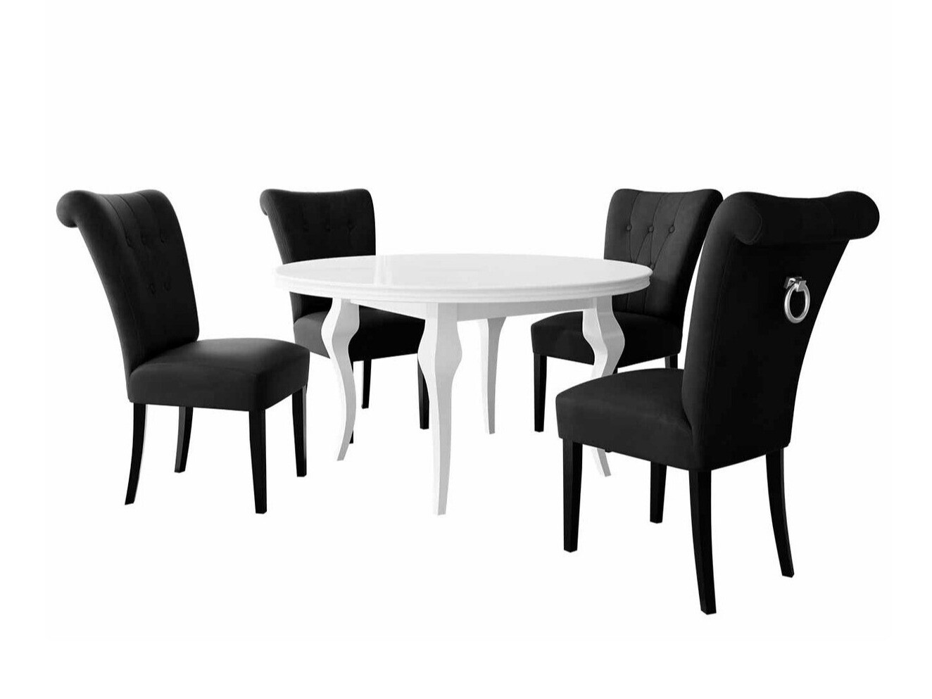 Обеденный гарнитур Racine 142 (Серебряный)