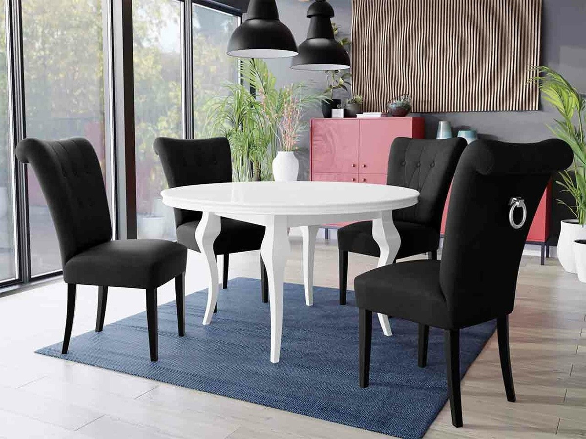 Обеденный гарнитур Racine 142 (Серебряный)