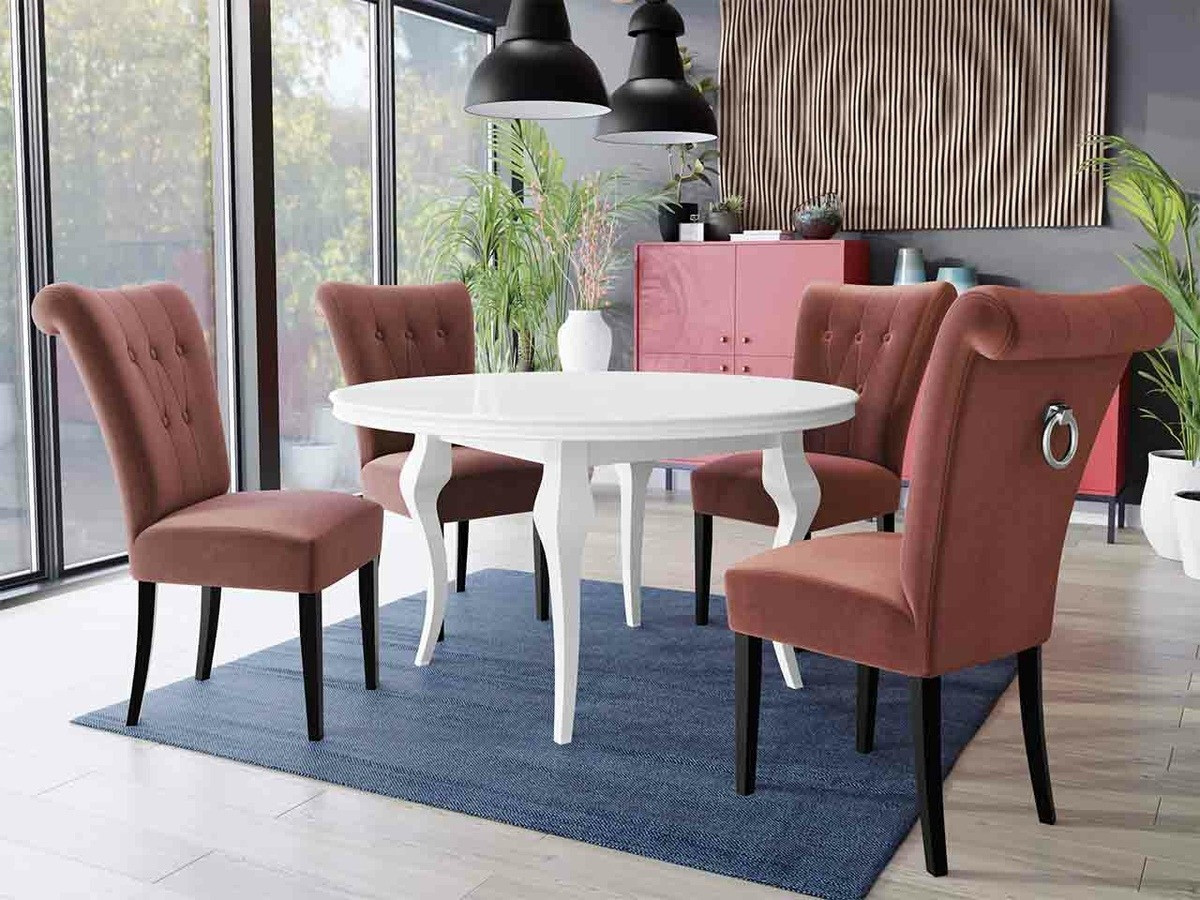 Обеденный гарнитур Racine 142 (Серебряный)