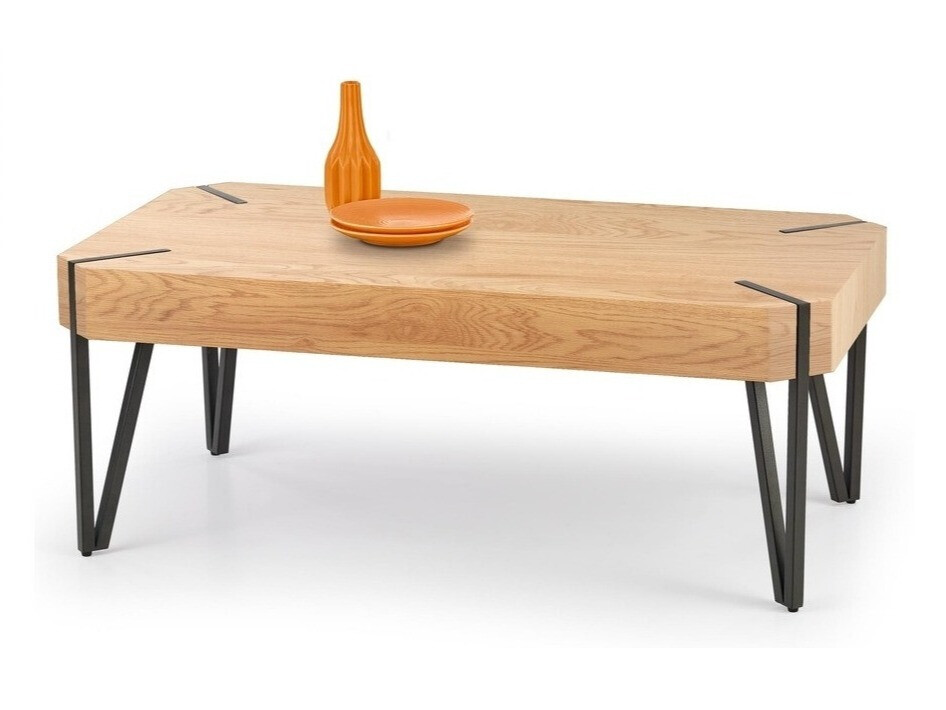 Журнальный столик Houston 303 (Золотистый дуб + Чёрный)