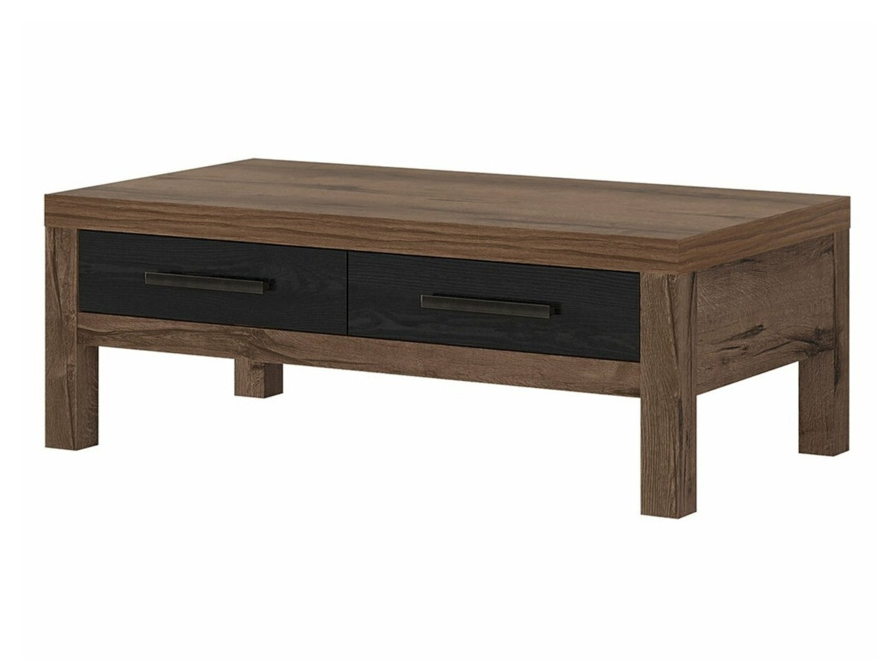 Žurnālu galdiņš Dunfelu 107 (Monastery ozols + Melnais ozols)