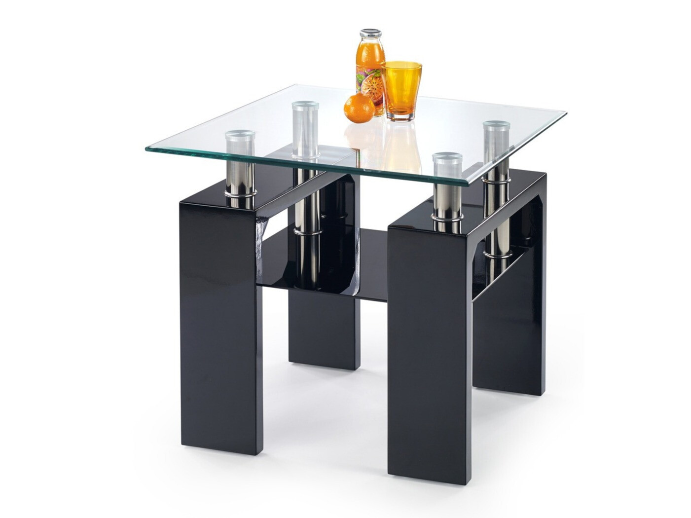 Žurnālu galdiņš Houston 546 (Glancēts melns)