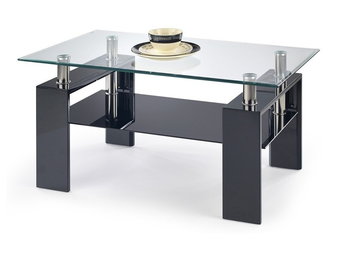 Žurnālu galdiņš Houston 547 (Glancēts melns)