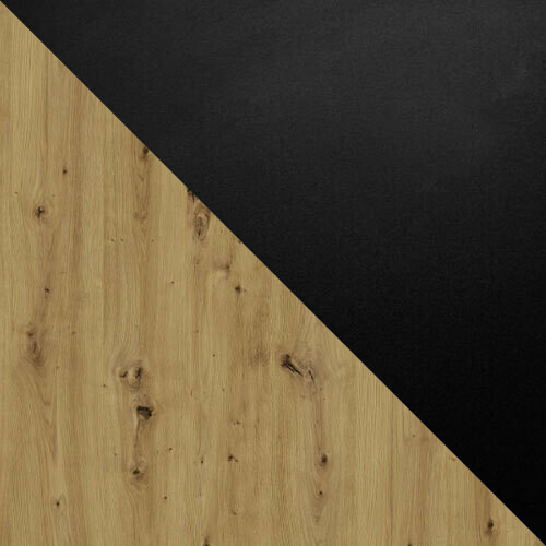 Galds Victorville 301 (Melns + Artisan ozols)