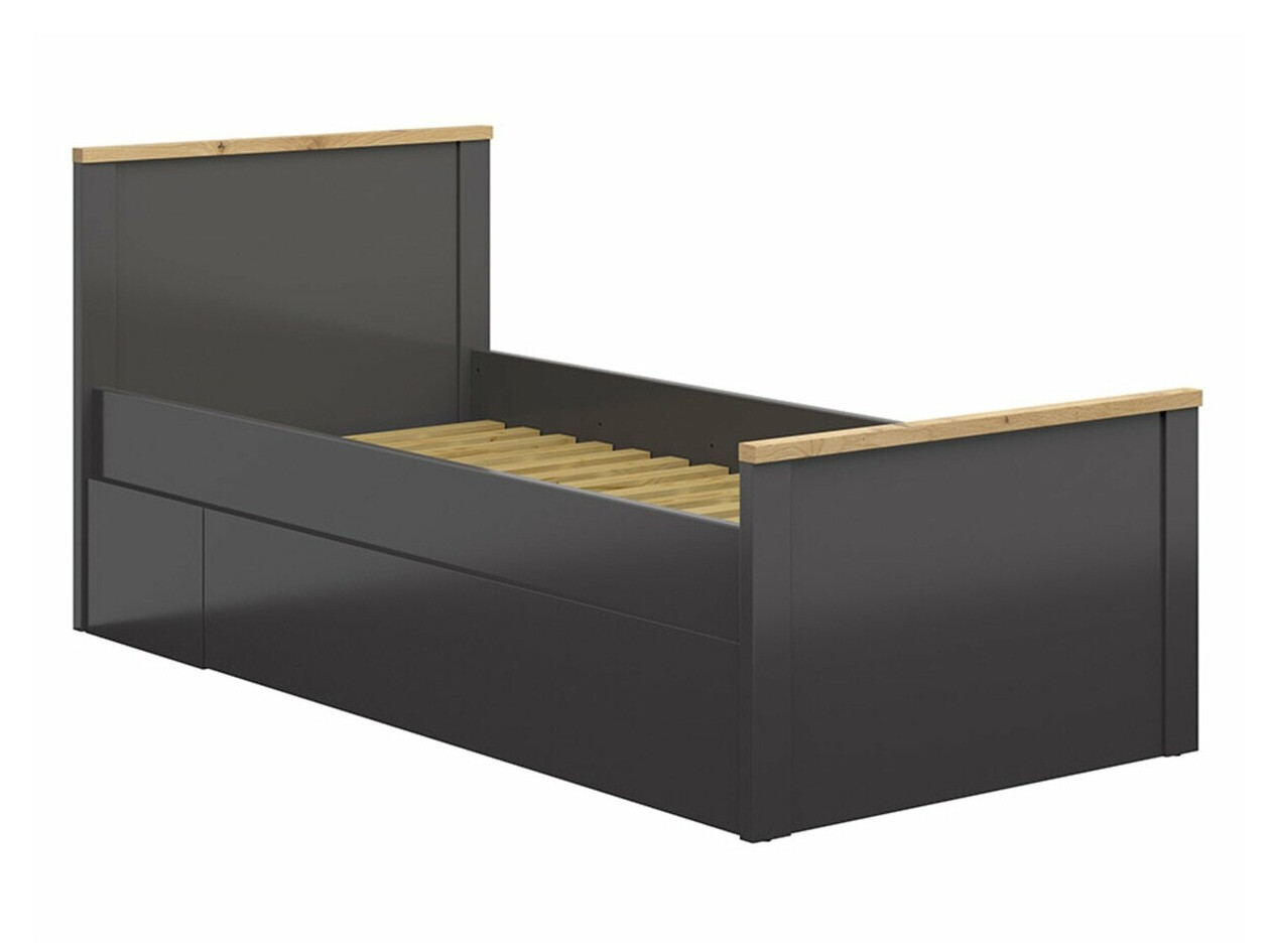 Кровать Sordoro 132 (Графит + Artisan дуб)